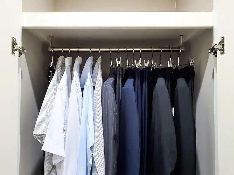 クローゼットの洋服収納のコツ