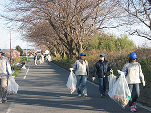 2010年度春　美化活動の様子
