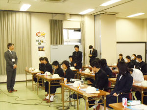 2011年度　高校生工場見学の様子３（大垣特別支援学校）