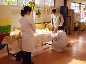 2011年度　ヘルスチェックの様子３