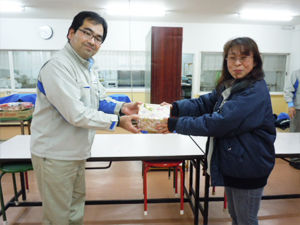 2011年度　餅つき大会の様子２