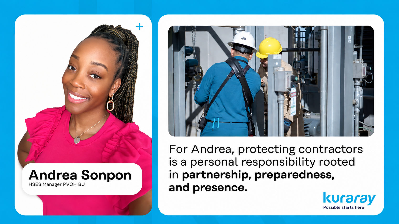 Andrea Sonpon Advances Contractor Safety Across Kuraray America’s PVOH Business Unit