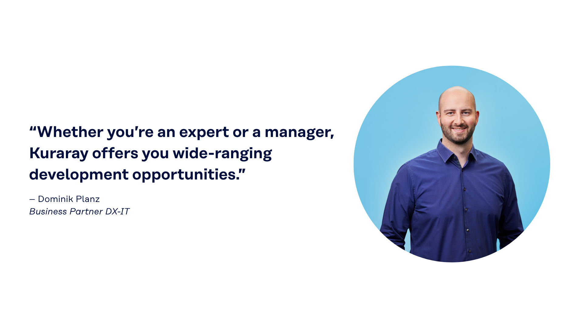 Professional portrait of an employee