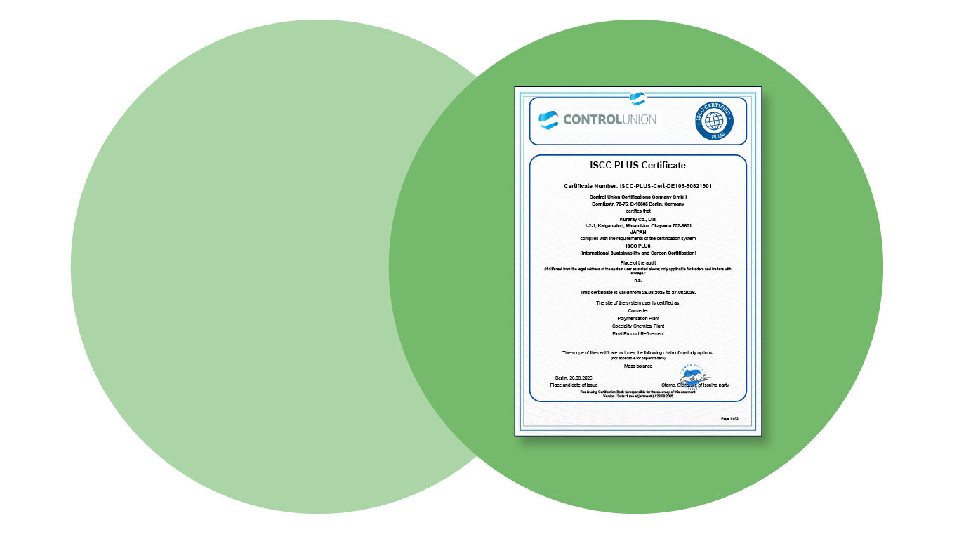 ISCC PLUS Certificate Okayama Plant