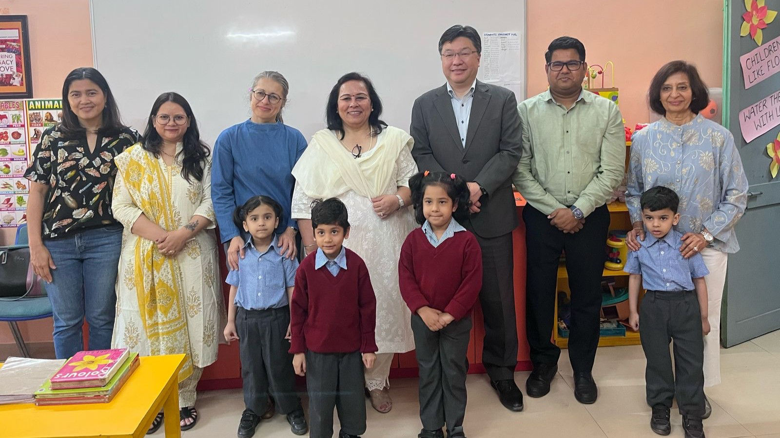 Image: Support for Kindergarten of UN Women Association (Kuraray India)
