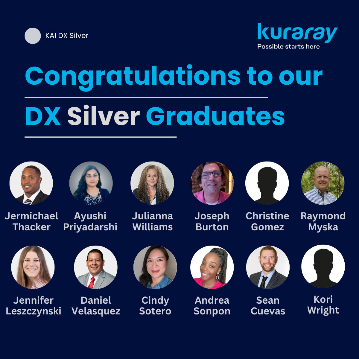 DX-IT Congrats to Graduates Post 2026 - Silver Graduates