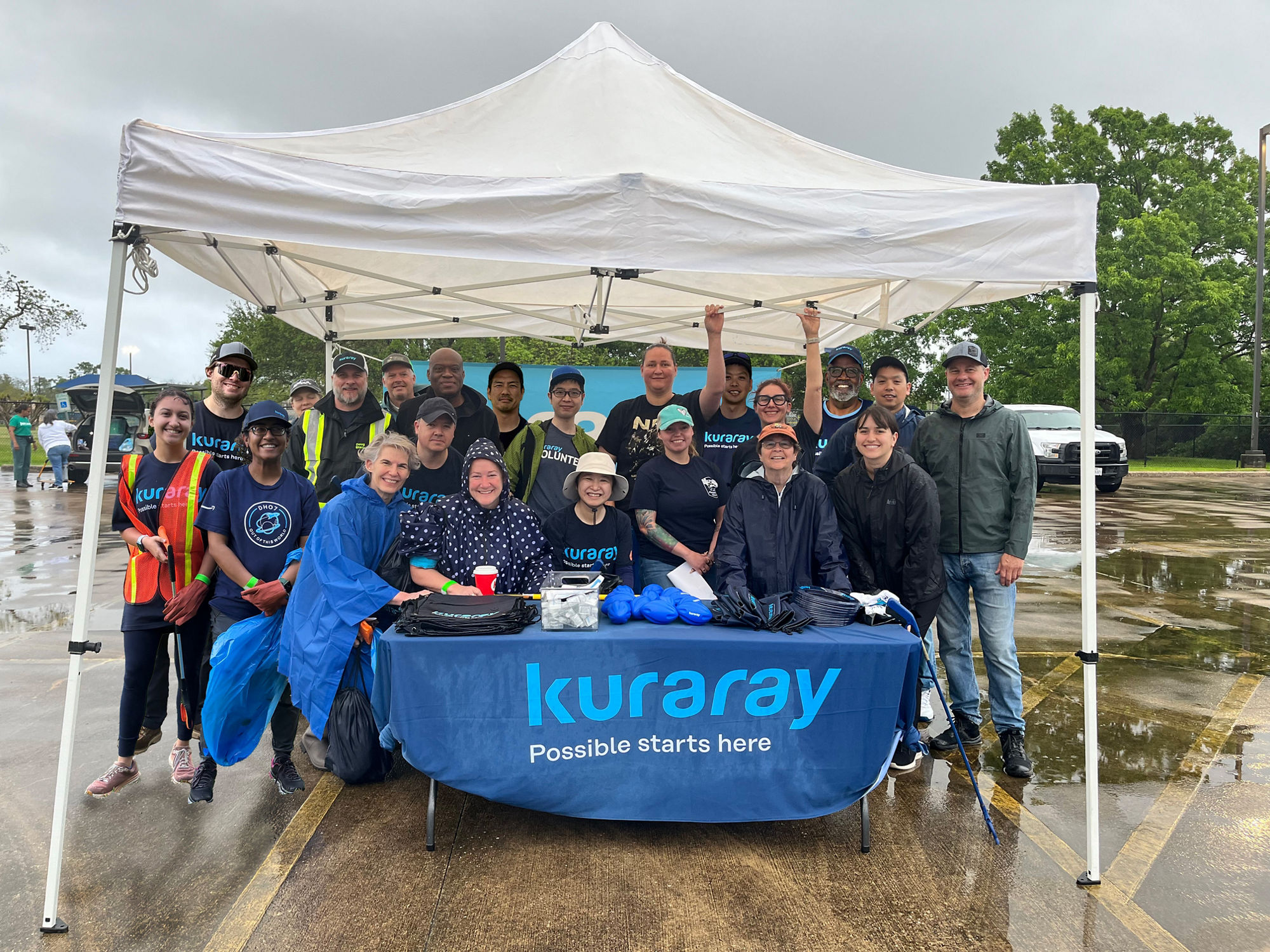 Kuraray America ESG Community Engagement Trash Bash