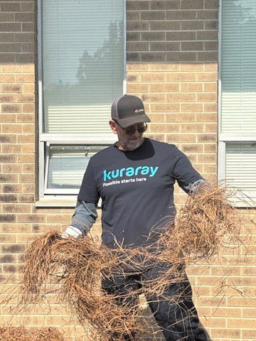 Fayetteville Works Earth Day project at Elizabethtown Middle School