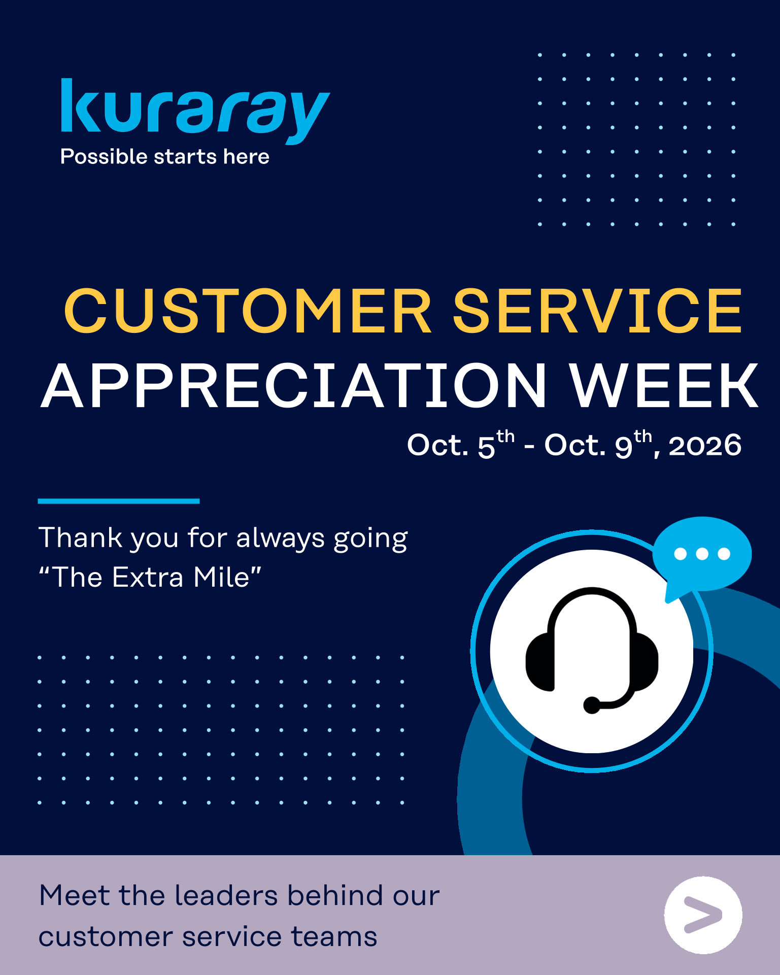 Going the Extra Mile: Kuraray America Celebrates Customer Service Appreciation Week 2026