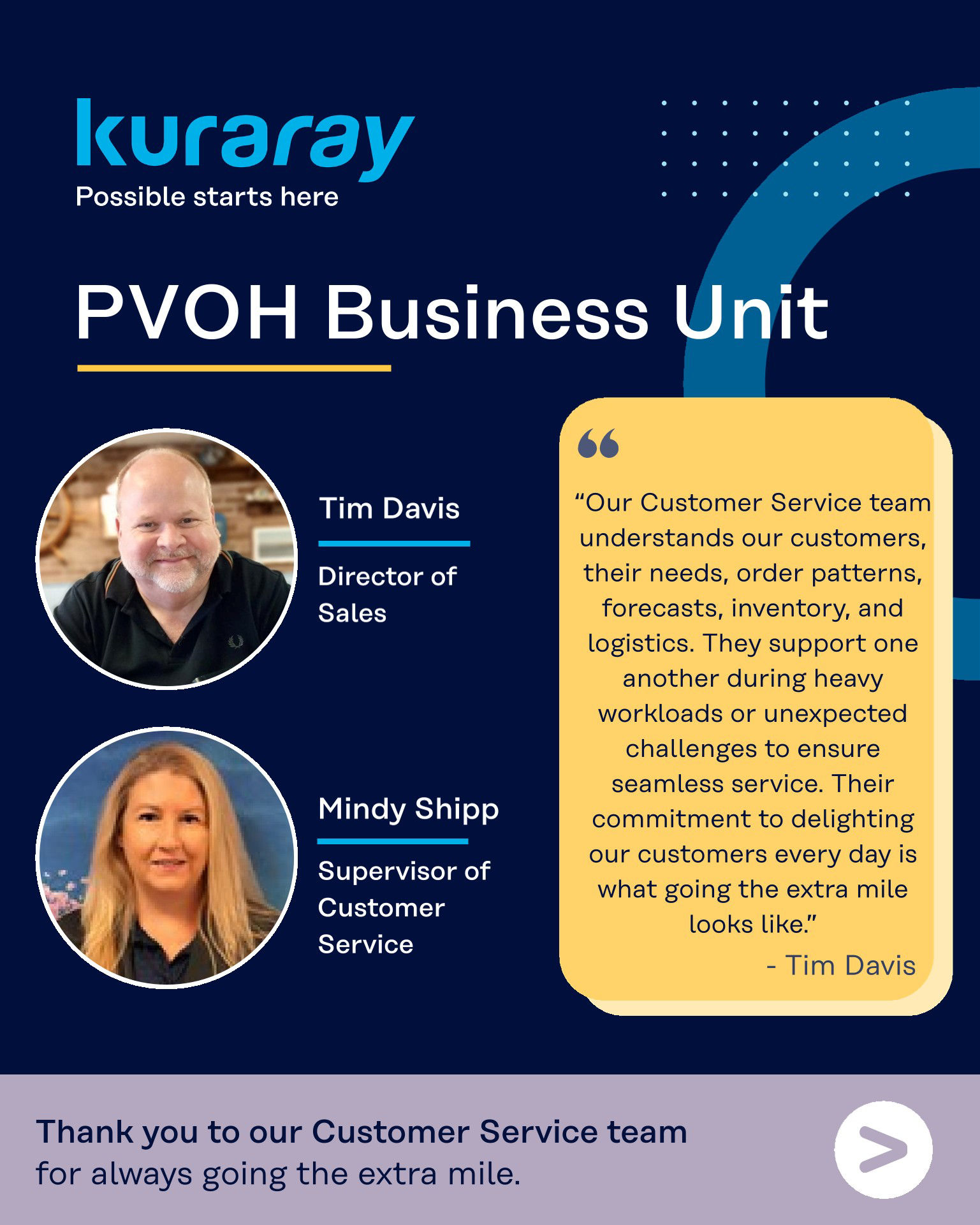 Going the Extra Mile: Kuraray America Celebrates Customer Service Appreciation Week 2026