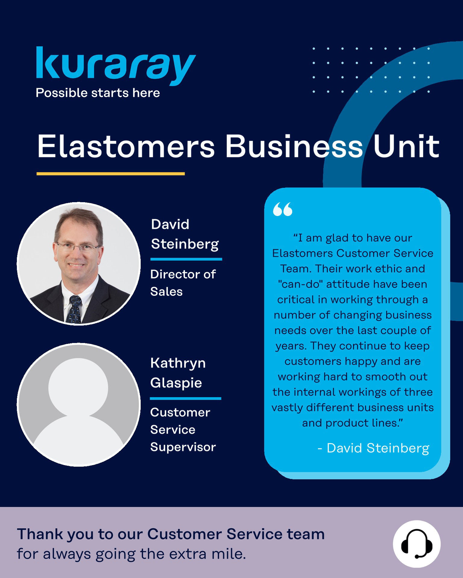 Going the Extra Mile: Kuraray America Celebrates Customer Service Appreciation Week 2026