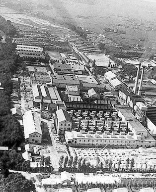 View of Rayon Factory, Kurashiki City, Okayama Prefecture, Japan