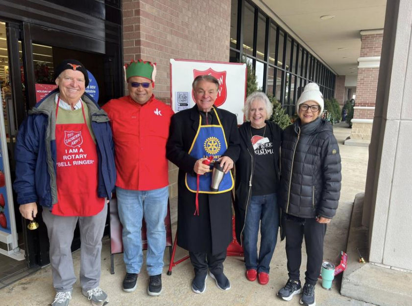 Rotary Club Ring the Bell Fundraiser for the Salvation Army, 2025.