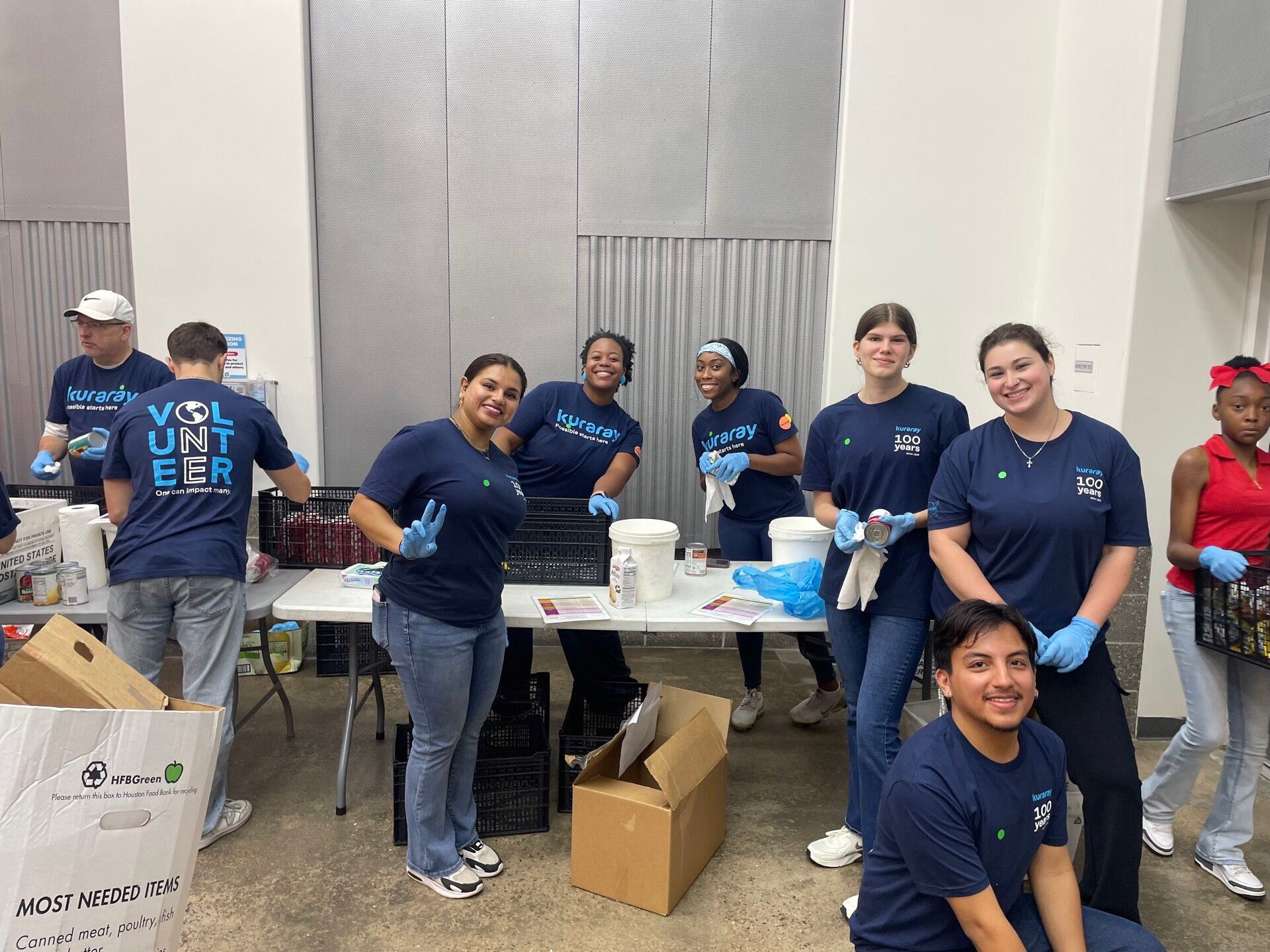 Kuraray America Summer Interns 2026 Volunteer at Houston Food Bank