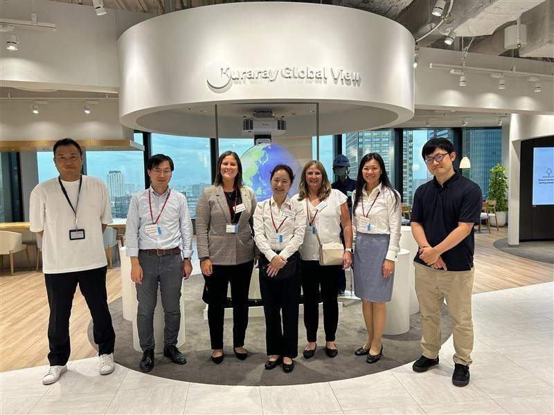 Reiko Fuwa at the Global Accounting Meeting at Kuraray's Headquarters in Tokoyo, Japan, 2023