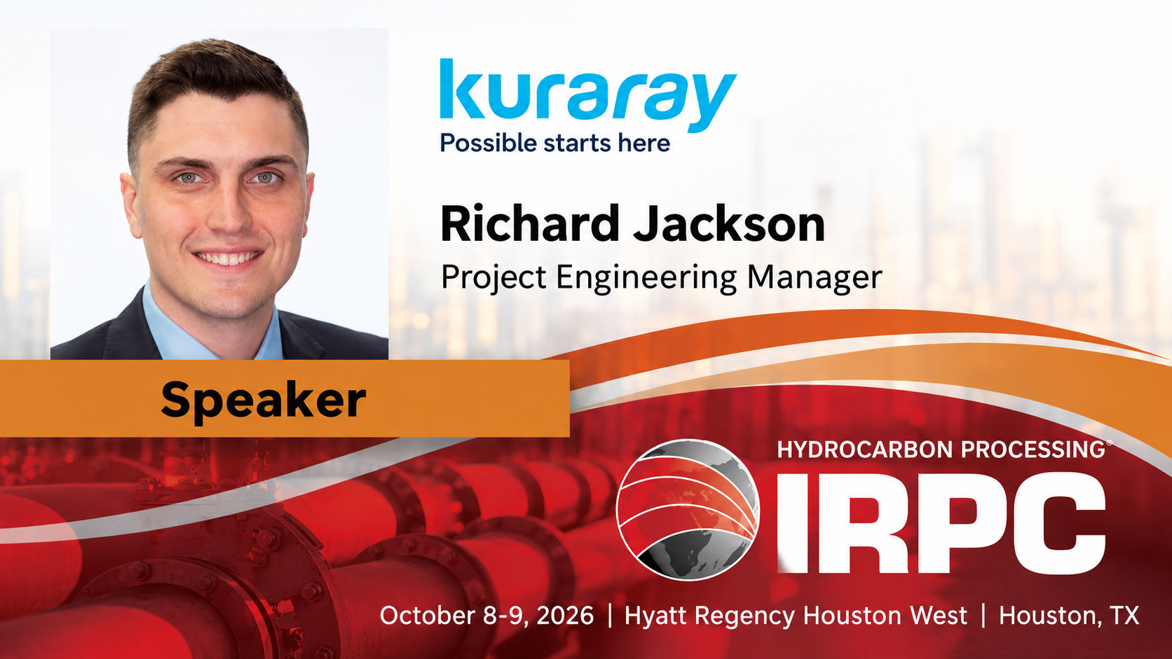 Kuraray America's Richard Jackson Shares Digital Twin Applications for Plant Turnarounds at IRPC 2026,