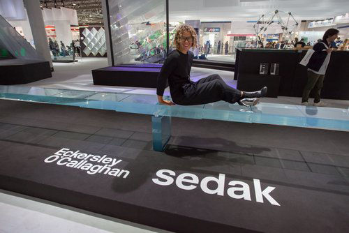 Trosifol™ award winner Lisa Rammig, Eckersley O'Callaghan, on her glass seesaw 