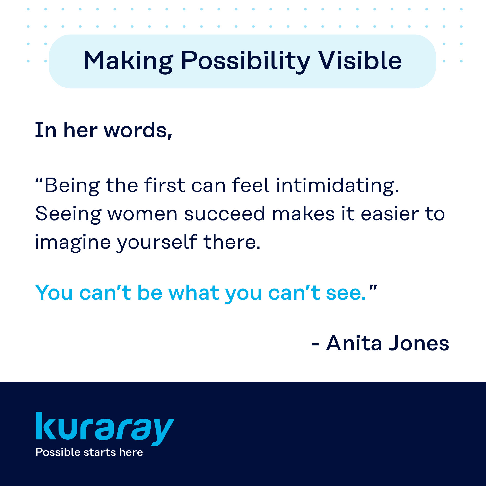IDWS 2026 - Anita Jones - Making Possibility Visible