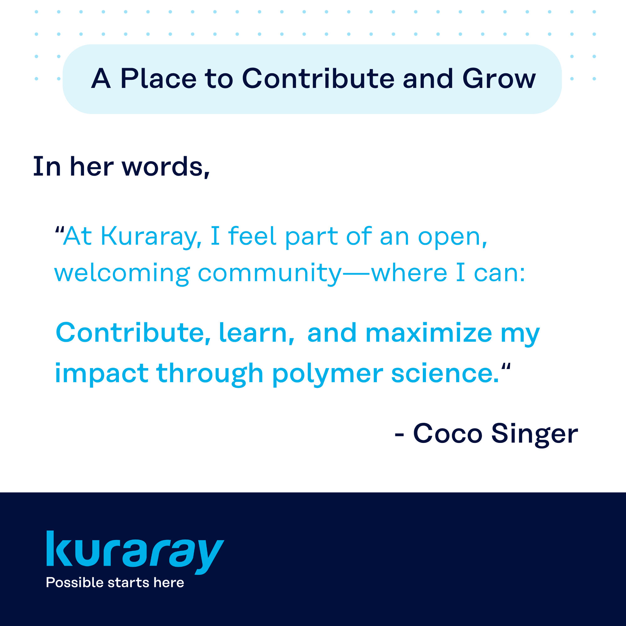 IDWS 2026 - Coco Singer  - a place to contribute