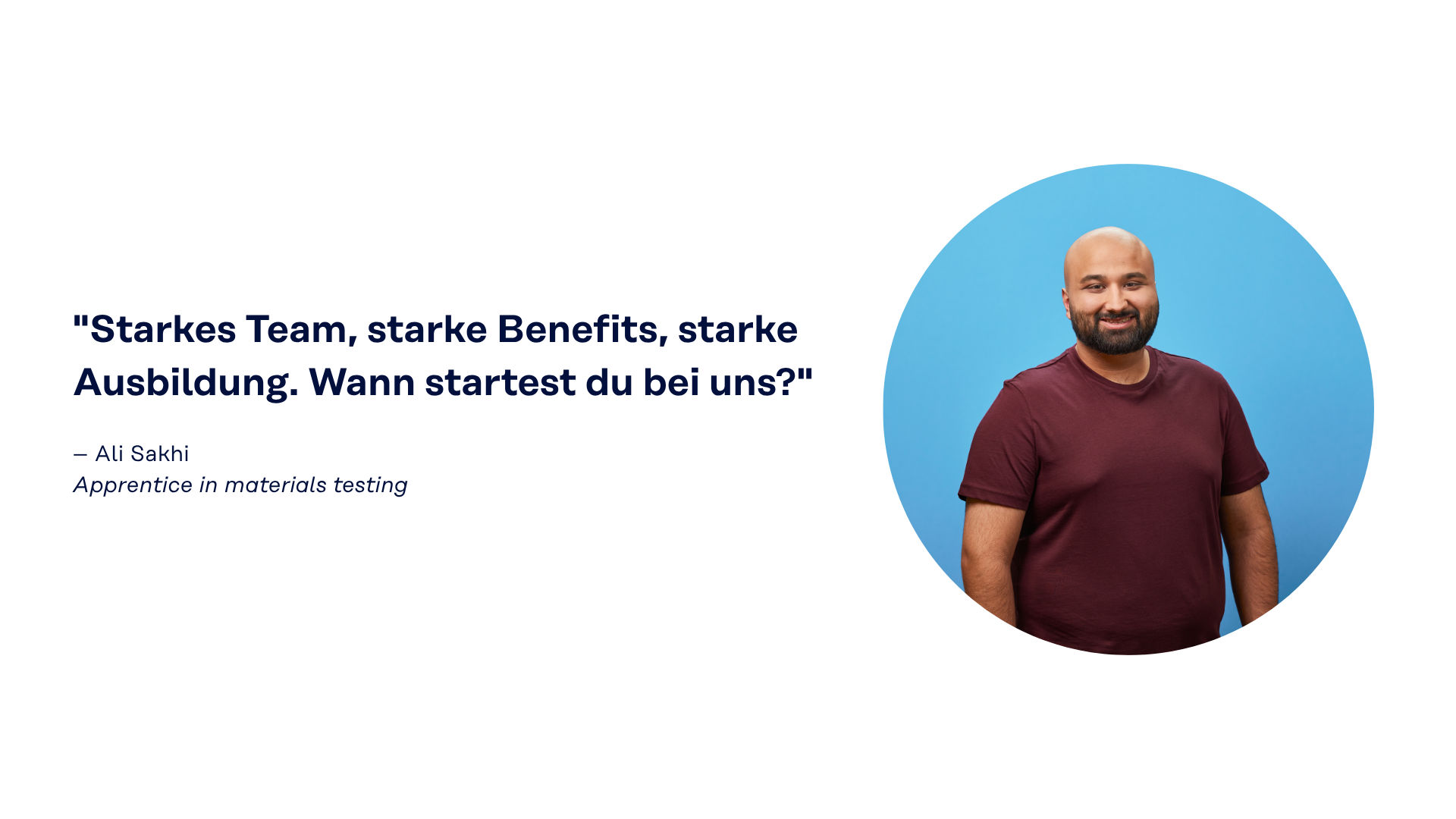 Professionelles Porträt eines Mitarbeiters,