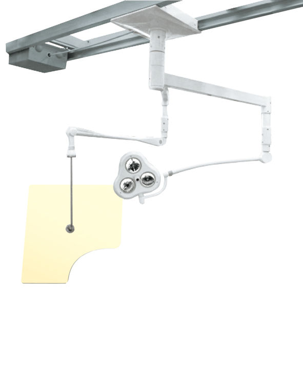 Photo: Fixed radiation protection barrier