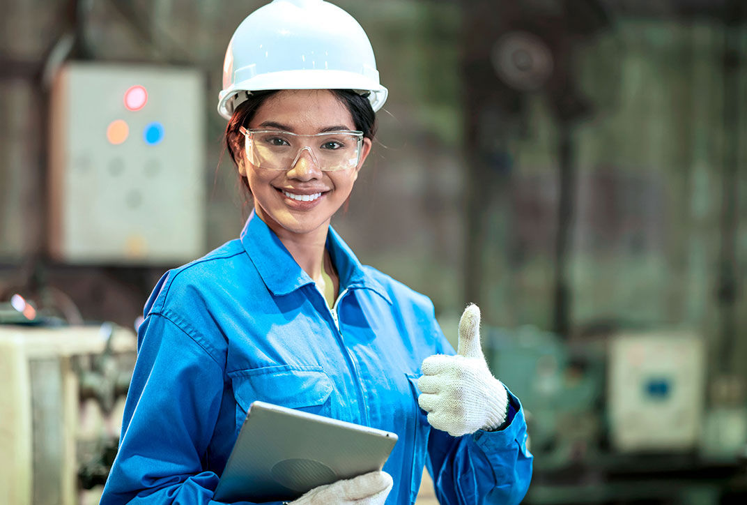 Thumbs up for the apprenticeship.