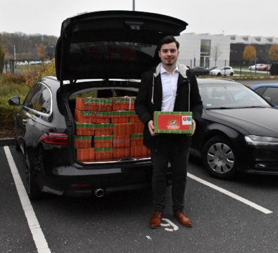 Kuraray provides empty boxes for the Christmas in a Shoebox appeal and employees fill them with toys, clothing and sweets.