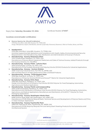 ISO 14001:2015 /RC14001:2023 Certificate of Registration