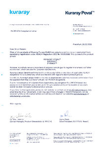 SVHC Certificates