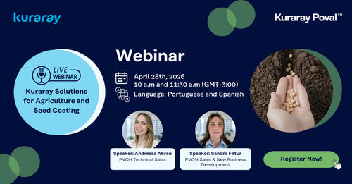 Webinar – Kuraray Solutions for Agriculture and Seed Coating