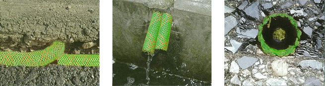 クラドレン®P-V施工写真