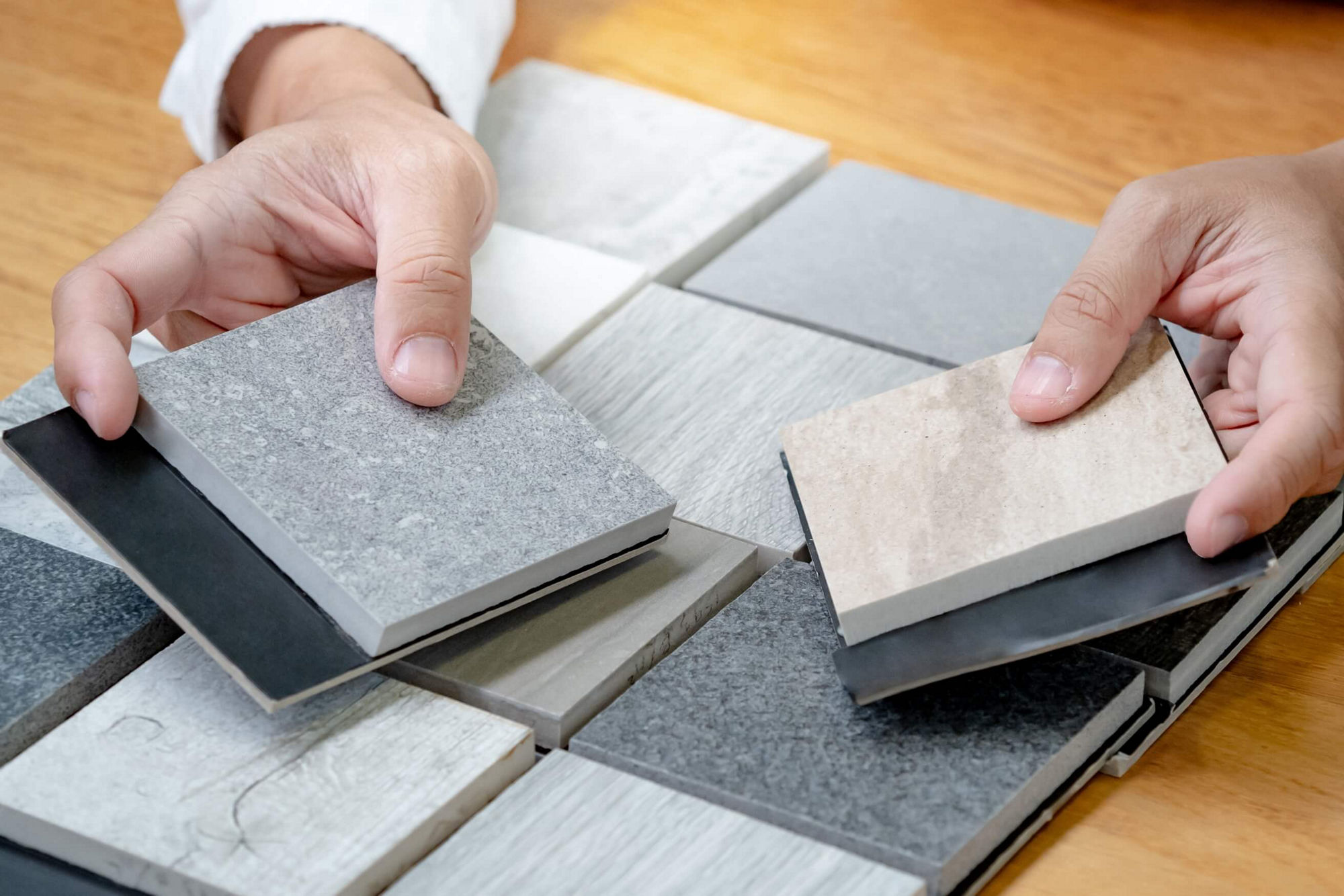 Selecting raw materials Image