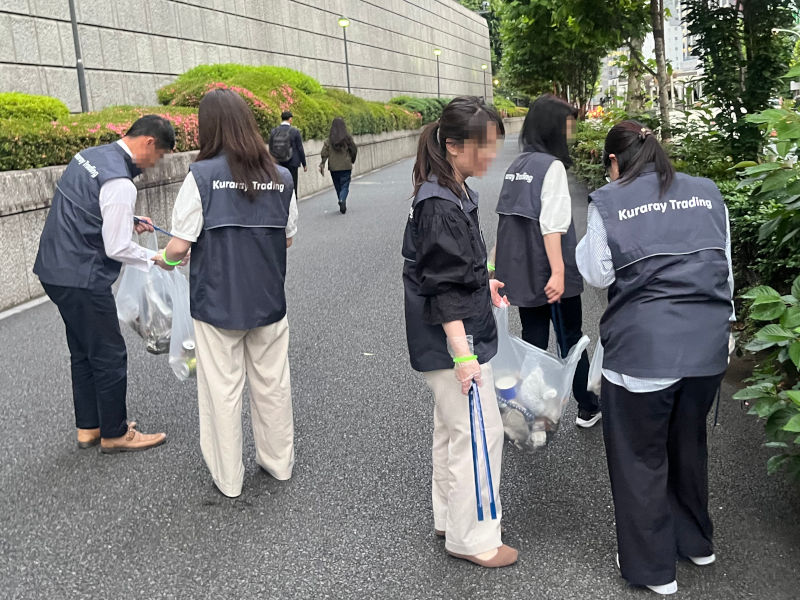 清掃活動の様子