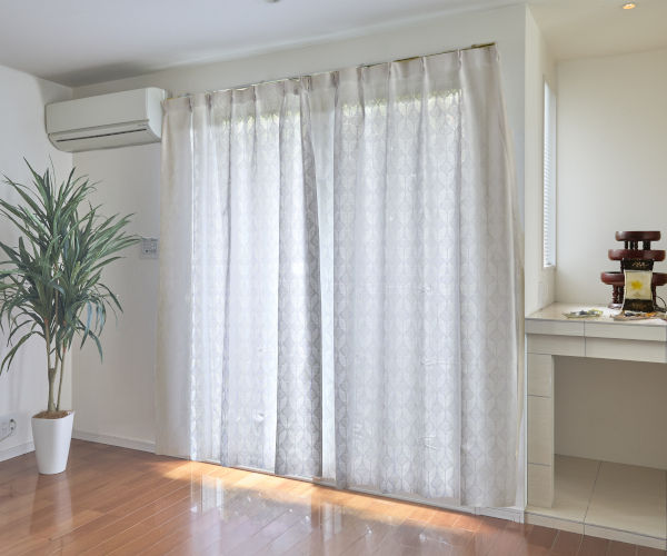 Heat‑shielding and UV‑blocking Lace curtain Product Image