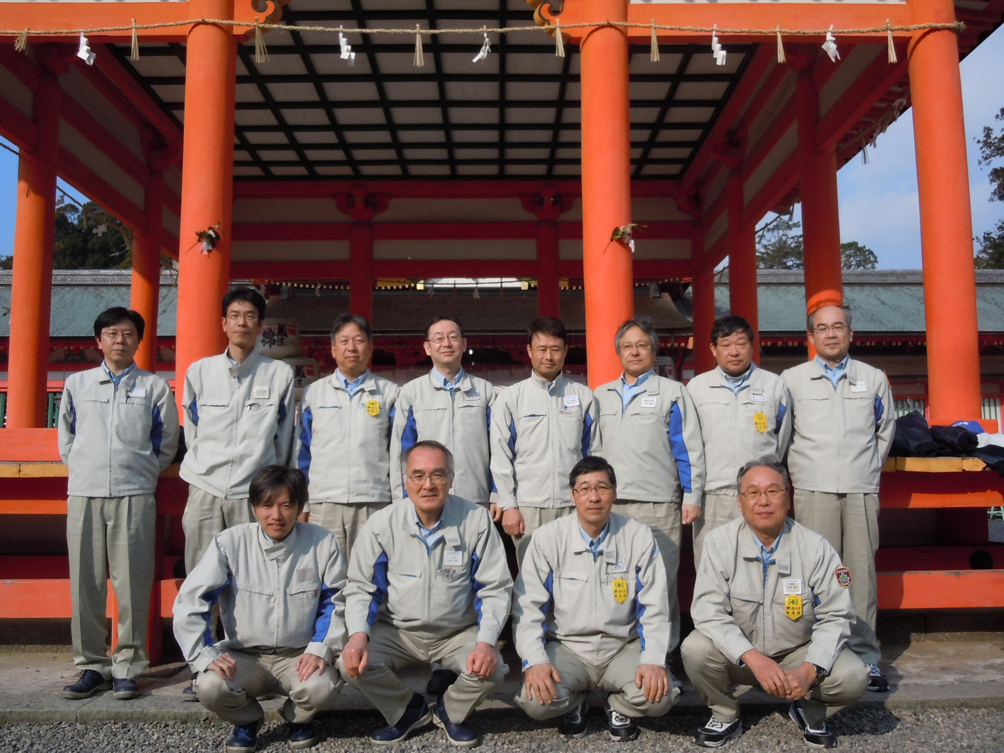 2016年度　安全祈願の様子