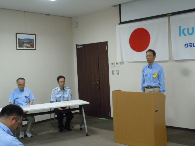 2016年度　自衛消防隊任命式の様子３