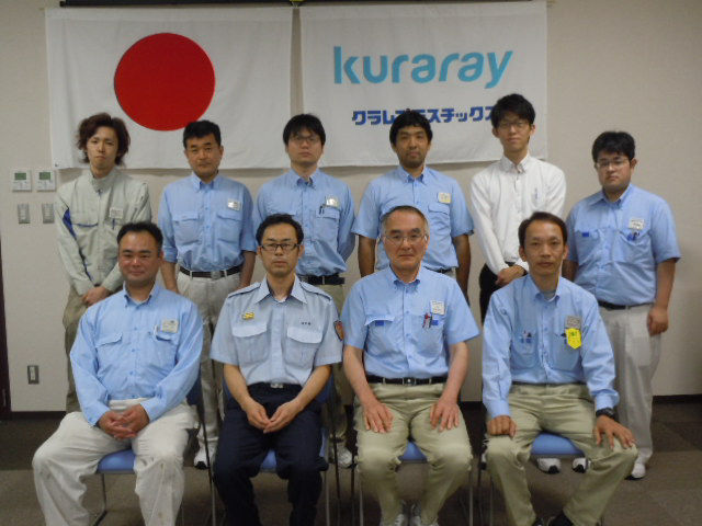 2016年度　自衛消防隊任命式の様子１