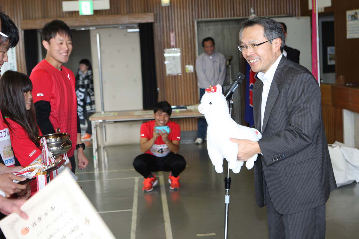 2017年度　垂井町一周駅伝の様子３