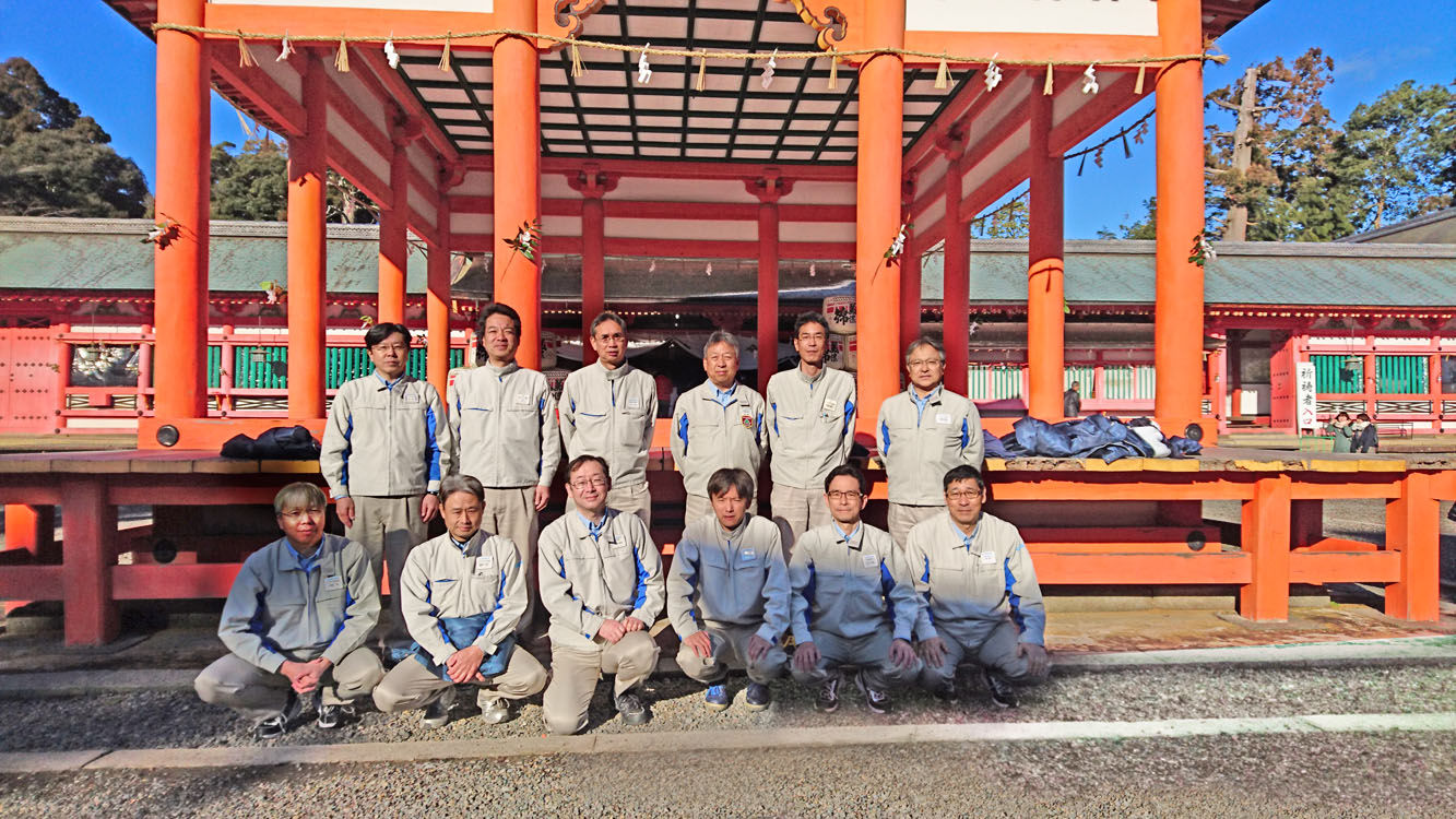 2018年度　安全祈願の様子