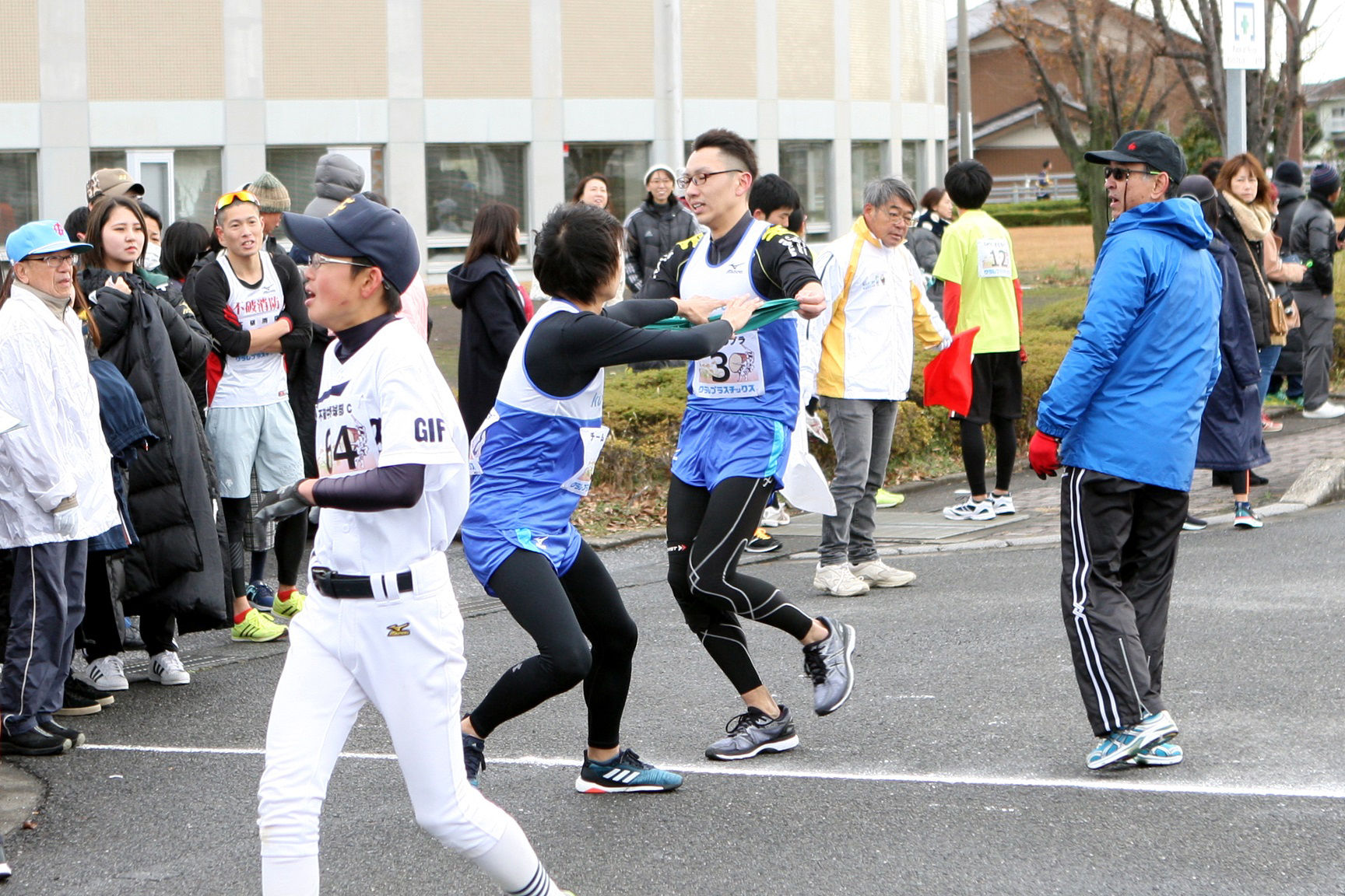 2018年度　垂井町一周駅伝の様子６