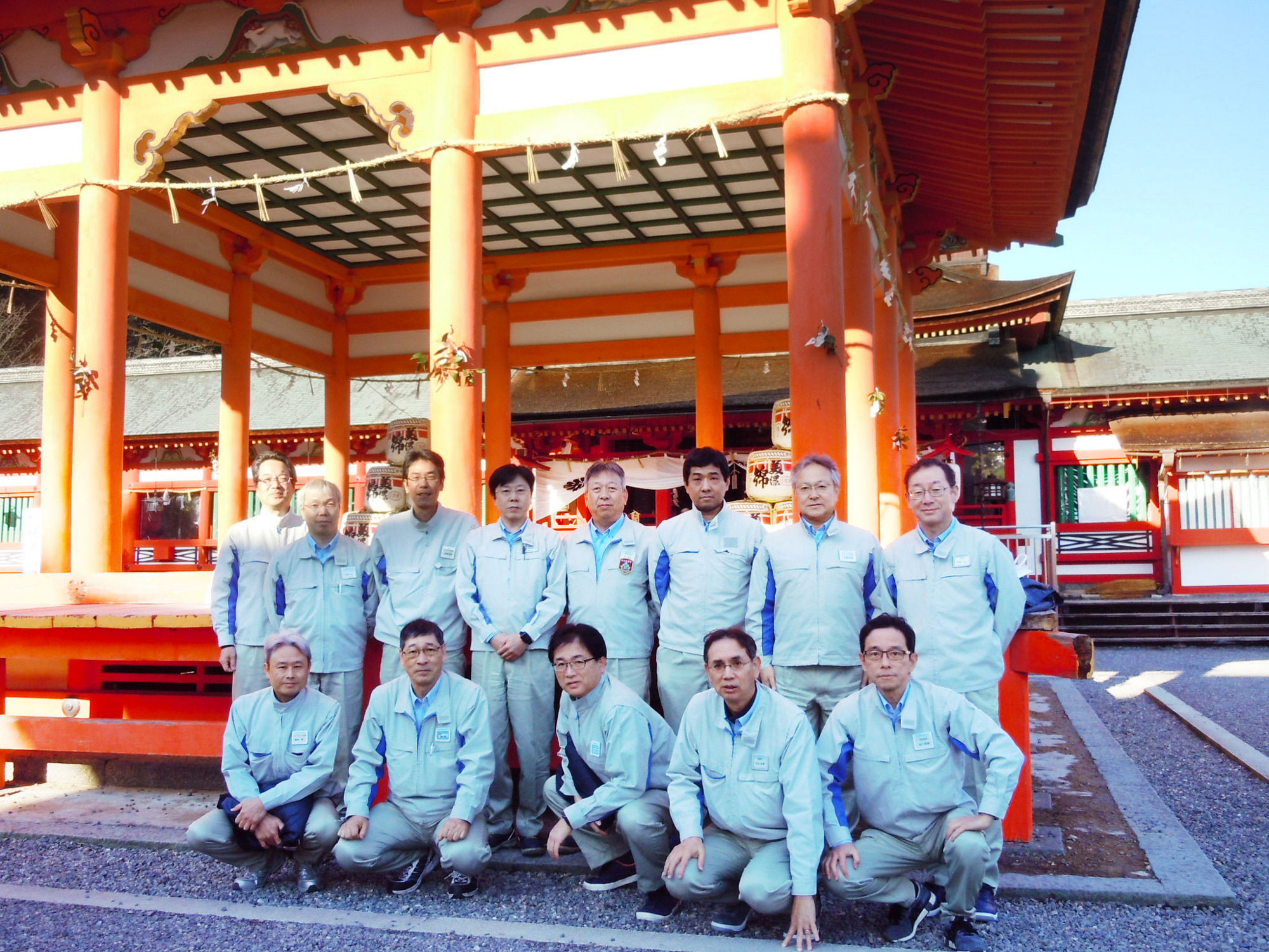 2019年度　安全祈願の様子