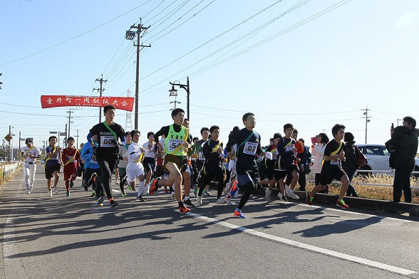 2020年度　垂井町一周駅伝の様子２