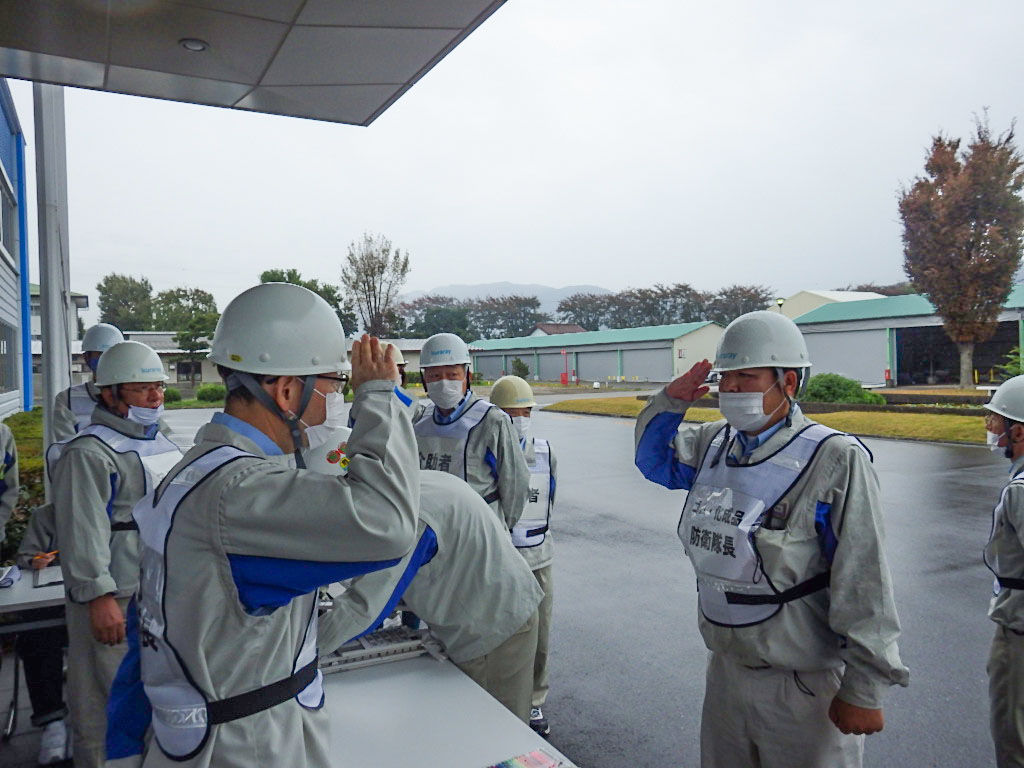 2020年度　総合防災訓練の様子１
