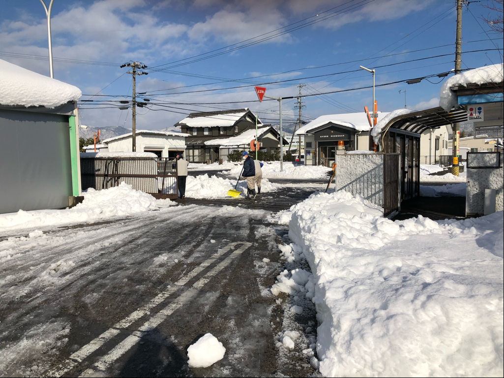大雪の様子