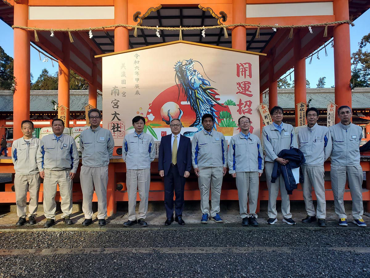 安全祈願の様子