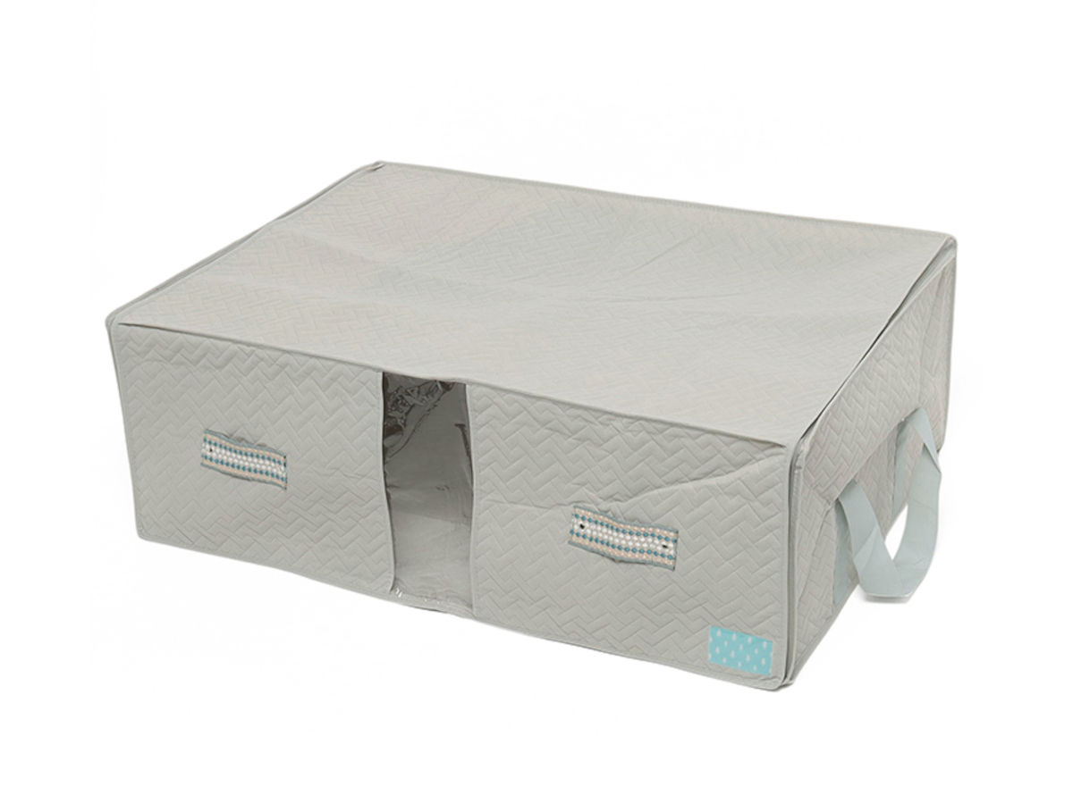 Anti-mite, antibacterial, odor-resistant /Guest bedding set storage bag; Silverleaf