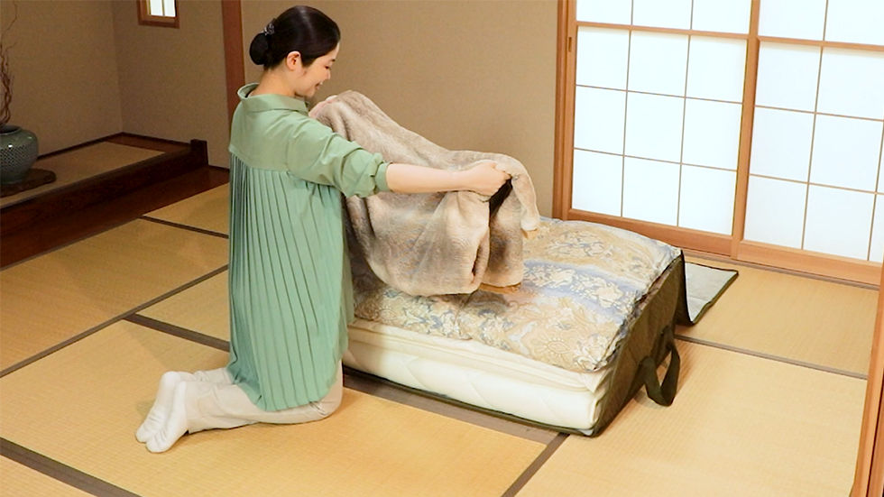 Anti-mite, antibacterial, odor-resistant /Guest bedding set storage bag Use Image