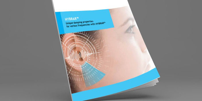 HYBRAR™ Unique damping properties for various frequencies with HYBRAR™