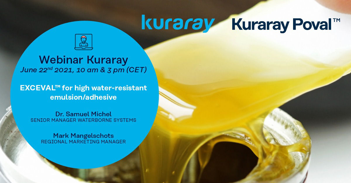 EXCEVAL™ for high water-resistant emulsion/adhesive