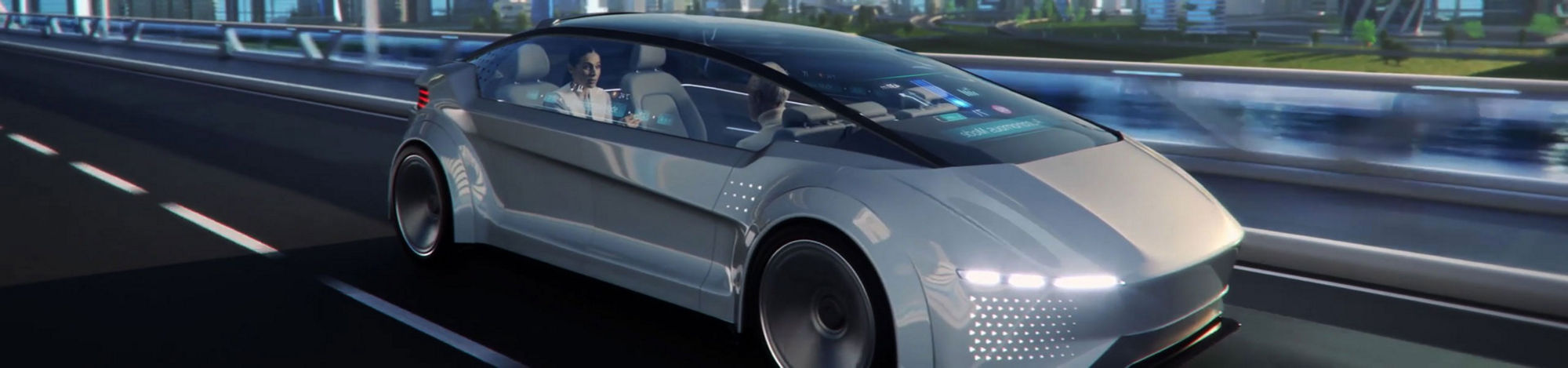 Vehículo conceptual que representa el futuro de la movilidad